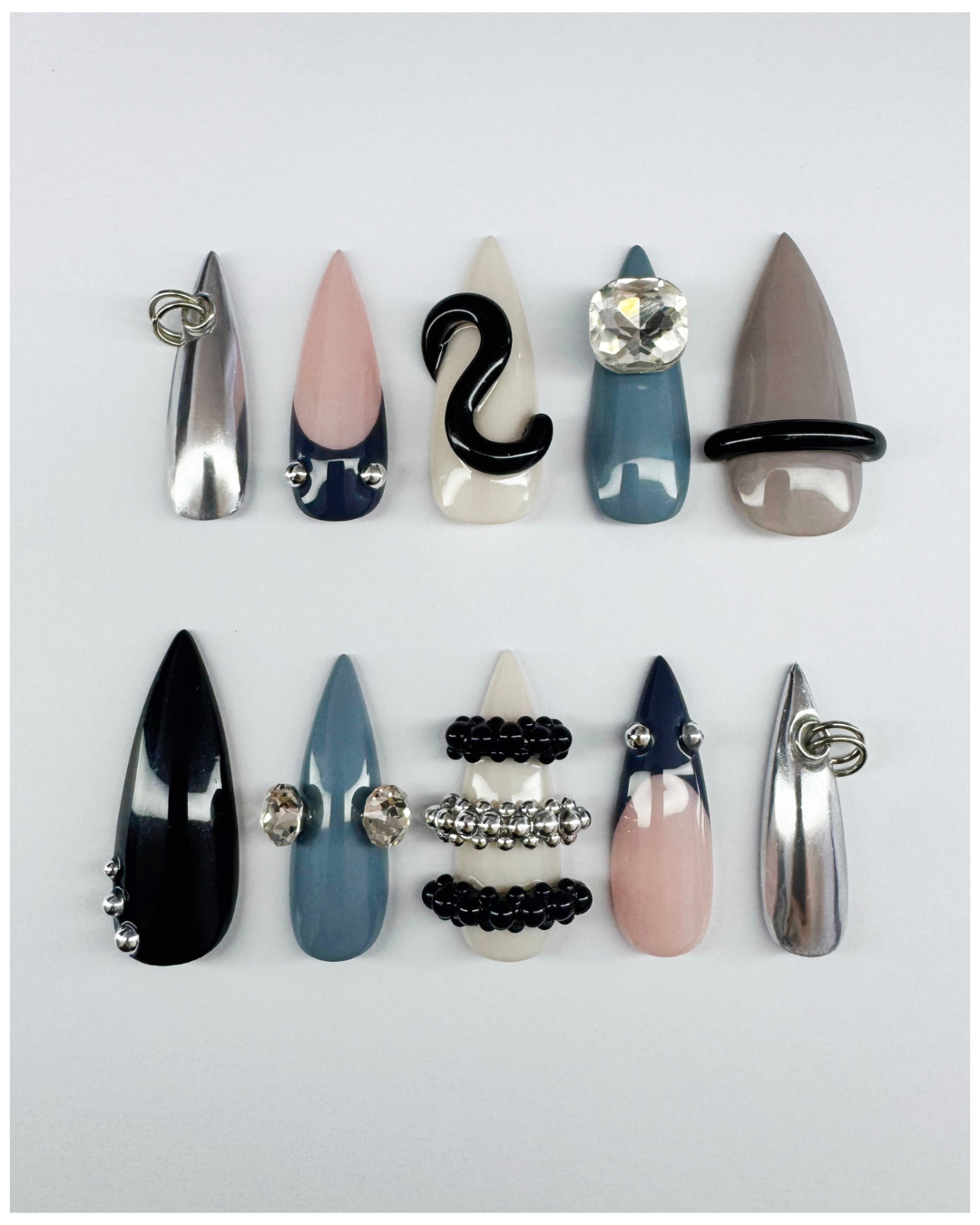 Number 9- Set Pose x 33 Carats (set stilettos) 1 Number 9- Set Pose x 33 Carats (set stilettos)